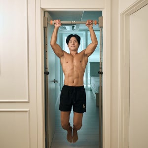 라라비 스탠드 철봉 풀업바 슬림도어형