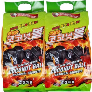 코코넛숯 야자숯 3kg 바베큐 고기숯 볼형 조개탄