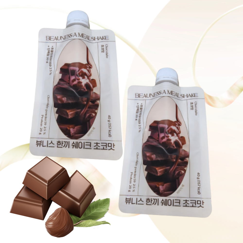 <b>뷰니스</b> 초코맛8+2개 쉐이크 식사대용 간편한 한끼해결 체중 <b>관리</b>
