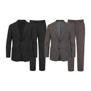 앤드지 남성 트윌조직 울혼방 셋업 세트 (2color)