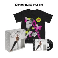 찰리푸스 내한 준비 공식 티셔츠 CD 박스 세트 레프트앤라이트 앨범 Charlie Puth Official Left and Right T-shirt CD Boxset