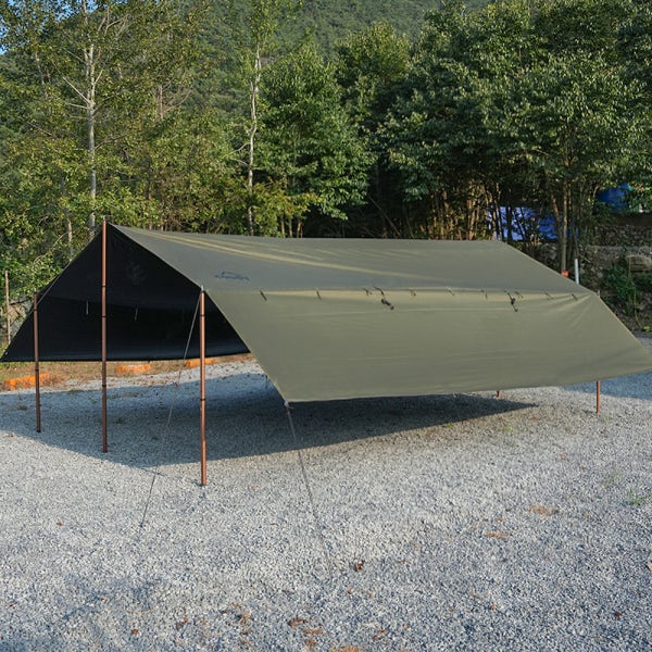 쿠디 블랙코팅 타프 특대형 6.25x6.5m