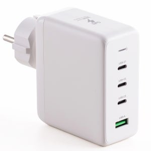 플라이토 GaN 150W PD 초고속 멀티 충전기 4포트 접지형 노트북 테블릿 휴대폰