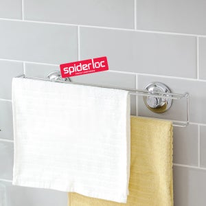 스파이더락 흡착식 와이어 뉴 수건걸이 2단