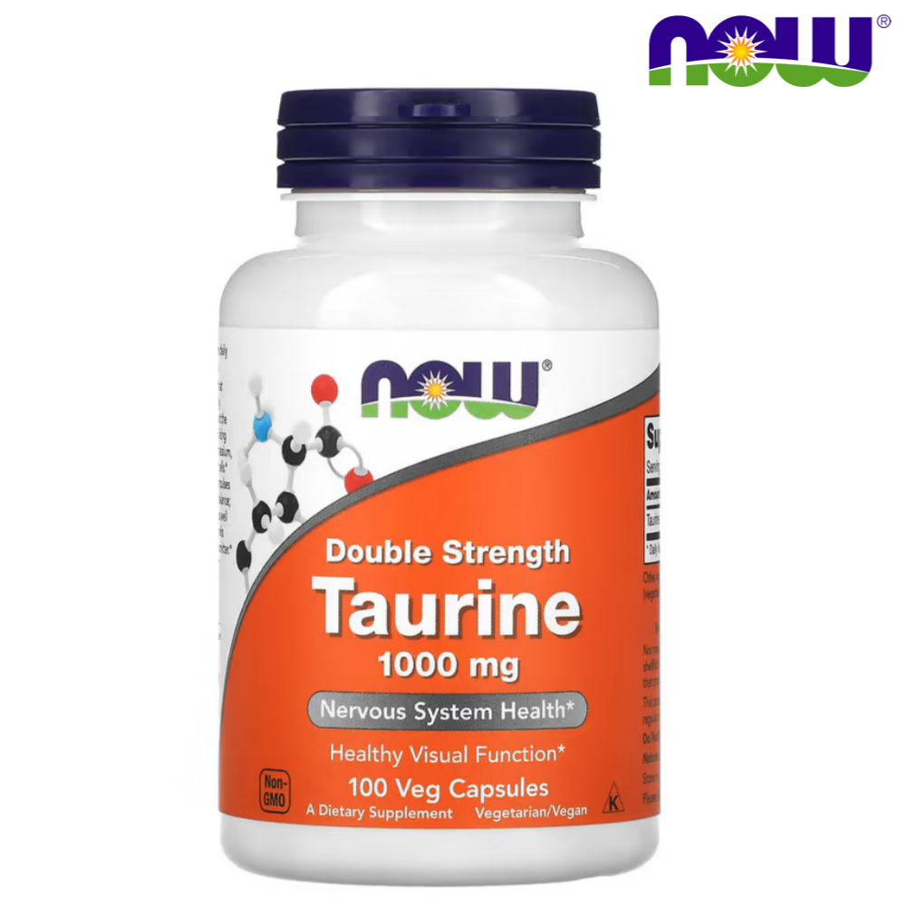 나우푸드 <b>타우린</b> 1000mg 더블스트렝스 Now <b>Taurine</b> 100<b>캡슐</b>