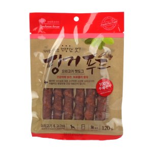 핫도그 수제간식 핑거푸드 오리고기고구마, 120g, 1개