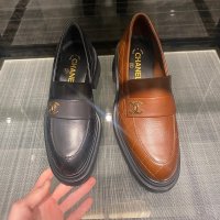 [CHANEL] 샤넬 CC 로고 퀼팅 로퍼 모카신 MOCCASINS G45074