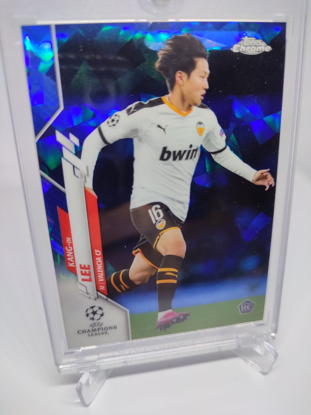 2019 Topps Chrome SAPPHIRE 이강인 루키카드 RC 축구 이강인카드