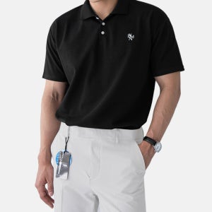 M-6XL 바이모노 올데이 카라 반팔티 남자 빅사이즈 큰옷 남성 카라티 여름 PK 피케이