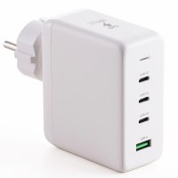 플라이토 GaN 150W PD 초고속 멀티 충전기 4포트 접지형 노트북 테블릿 휴대폰