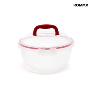 코멕스 수박보관용기 핸들형 4L 비스프리 밀폐용기