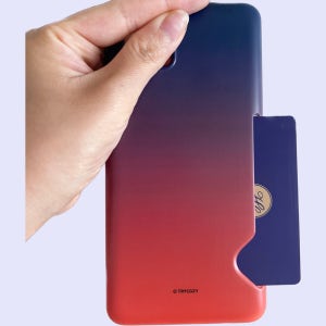 갤럭시A73 카드 수납 케이스 A736 하드 기본 투톤 그라데이션