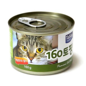 160토핑 고양이캔 참치멸치, 160g, 1개