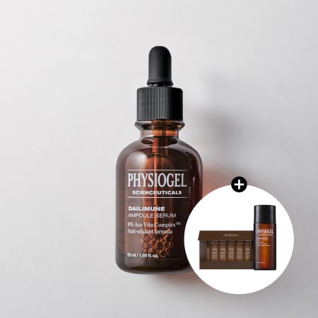 피지오겔 사이언수티컬즈 데일리뮨 비타민C 항산화 앰플 50ml 1개 +(증정) 수티컬즈 글로우에센스 20ml+앰플 7입키트