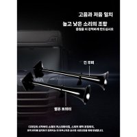 뱃고동 트럭 경적 클락션 확성기 화물차크락션 12V 24V 휘파람 슈퍼사운드