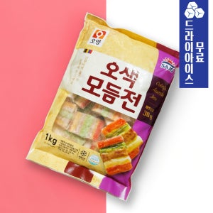 사조 오양 오색 모듬전 1kg 외 7종 부침개 냉동 미니전 김치전 파전 명절 간편조리