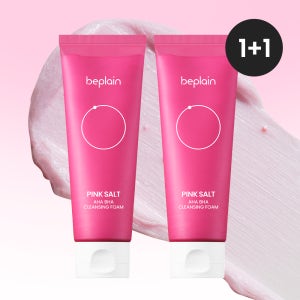 비플레인 핑크솔트 아하 바하 클렌징폼 120ml, 2개