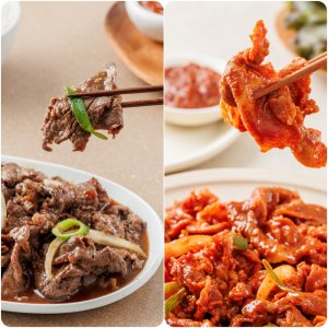 한국인의 밥상 소불고기 고추장불고기 2종360gx360g 국내산