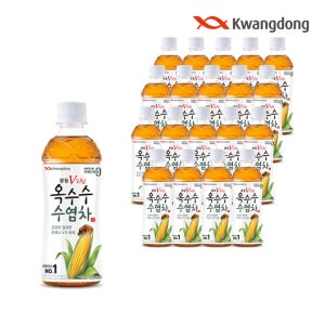 [광동 직영] 옥수수수염차 340ml 20개 (유.무라벨 랜덤)