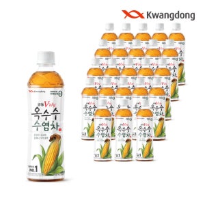 [광동 직영] 옥수수수염차 500ml 24개 (유 무라벨 랜덤)
