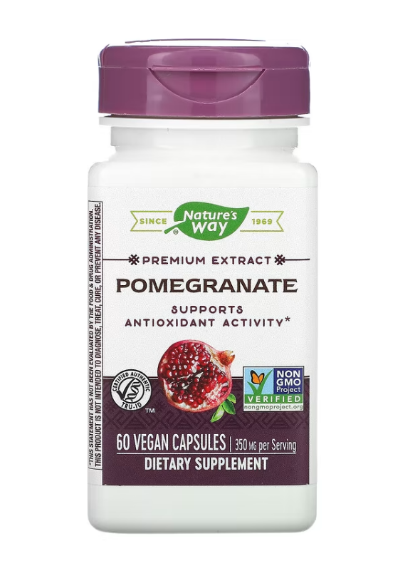 Nature’s Way 프리미엄 <b>추출물</b> <b>석류</b> 350mg 60정