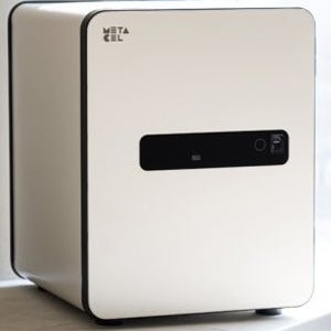 선일금고 루셀 메타셀 Metecel 지문인식 디지털 내화 가정용 사무실 소형 미니금고 MC-ID40화이트