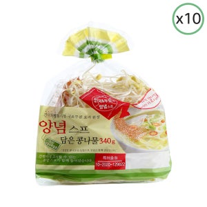 참살이 양념스프담은콩나물 340g 10개입