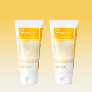 [미백클렌징] 메디필비건 비타민 콜라겐 클리어 젤 클렌저 120ml 1+1 약산성 모공 브라이트닝 클렌징폼