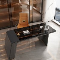 대리석 책상 이태리 디자인 폭넓은 대형 서재 탁자