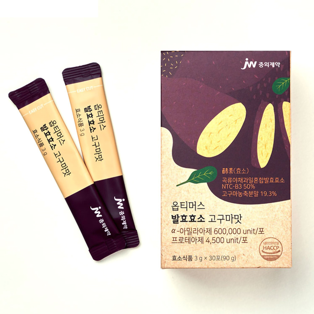 JW<b>중외제약 소화</b>효소 곡물 발효 효소제 고구마맛