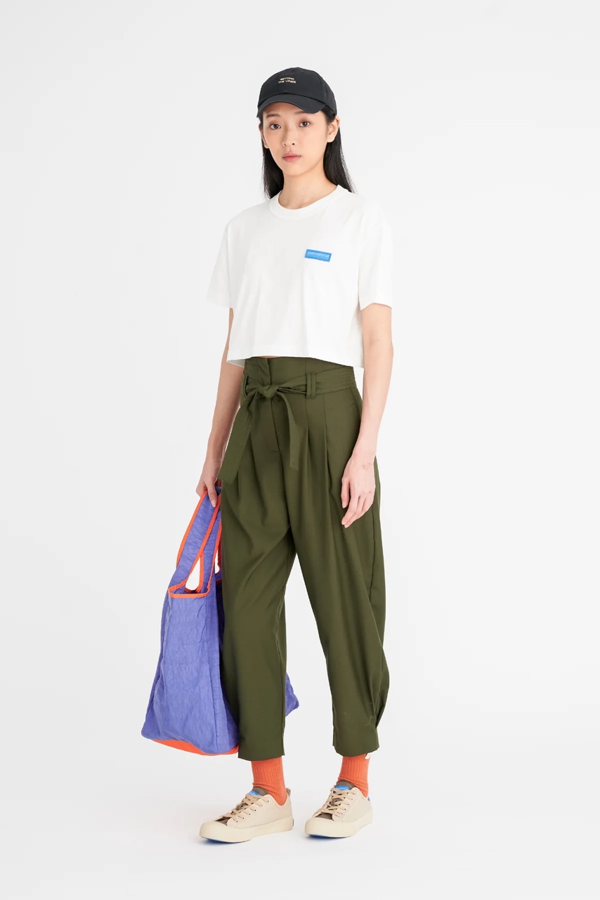Beyond The Vines 비욘드더바인스 Womens STND01 Boxy Cropped T Shirt 박시 크롭 티셔츠
