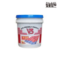 V3 넬코트 18kg 판넬 지붕 방수제 샌드위치 판넬 징크 철판 슬레이트 지붕 콘테이너 대로