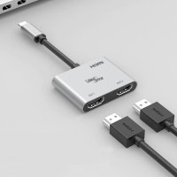 노트북 듀얼모니터 HDMI 분배기 데스크셋업 연결 어댑터