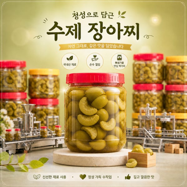 광양 매실 장아찌 매실절임 국내산 반찬