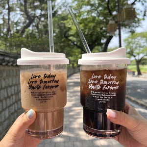 투명 플라스틱컵 커피 카페 맥주 테이크아웃컵