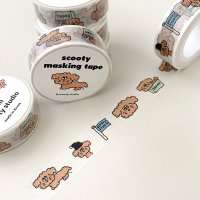 스쿠티 마스킹 테이프 - 테이크어워크 / scooty masking tape corn