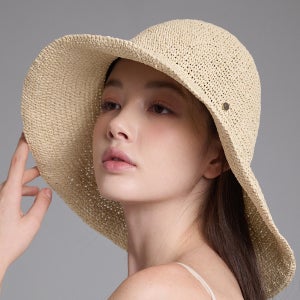 [화이트샌즈] 지사 언밸런스 플로피햇 로라 (2 colors)