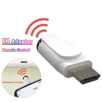 마이크로 USB C 타입 스마트 IR 리모컨,미니 어댑터,앱 리모컨,범용 무선 적외선 리모