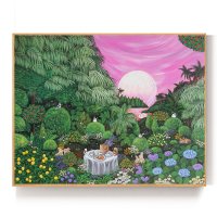 A forest garden, 썬키 작가 동물 그림 집들이 선물 한정판 판화 에디션 인테리어 액자