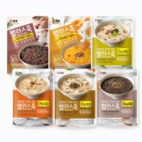 샘표 밸런스 죽 혼합 420g X 6팩 / 고단백 한끼 프로틴 식단