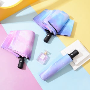 마이홈앳 1+1 경량 우산 3단 자동 암막양산 접이식 우주 우산 CT12363
