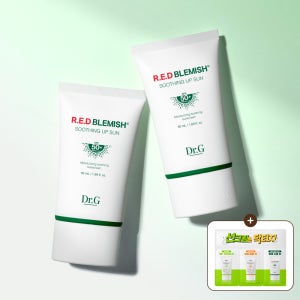 닥터지 레드 블레미쉬 수딩 업 선 50mL+50mL 진정 수분 선크림