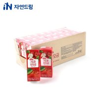 자연드림 사과한모금 190ml x (24개입) 해양심층수 어린이음료 간식