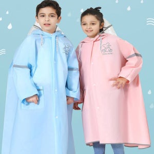 초등학생우비 주니어우비 여아 주니어레인코트