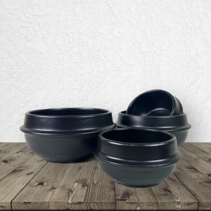 1인용 미니 내열 계란찜 업소용 뚝배기 12cm 500cc