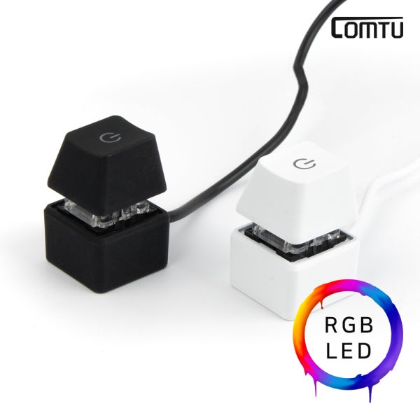 컴튜 PC 컴퓨터 본체 외부 전원 버튼 스위치 LD07 Pro - RGB LED