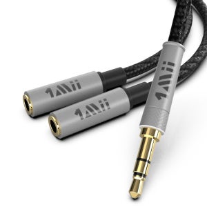 원미 프리미엄 3.5mm 스테레오 공유 분배기 AUX케이블, 1Mii CB106