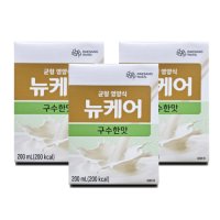 뉴케어 구수한맛 200ml 30팩 완전균형영양식 환자 노인 영양식 식사대용 음료 유동식