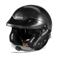 Sparco RJ-i carbon 카본 헬멧 블랙 FIA 인증 마이크 레이싱 레이스 서킷 용품 오픈페이스