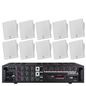 벽걸이 슬림형 방수 스피커 RE60SL1410 흰색